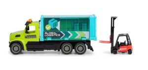 CAMION TRANSPORTADOR A FRICCION 22 CM COD 744018 VERDE - Imagen 2