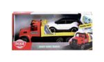 CAMION TRANSPORTADOR A FRICCION 22 CM COD 744018 ROJO
