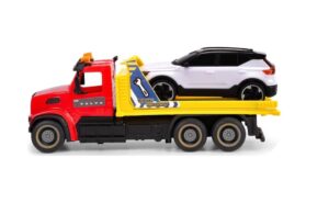 CAMION TRANSPORTADOR A FRICCION 22 CM COD 744018 ROJO - Imagen 2