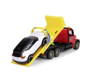 CAMION TRANSPORTADOR A FRICCION 22 CM COD 744018 ROJO - Imagen 4