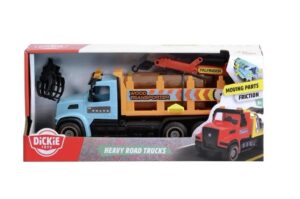 CAMION TRANSPORTADOR A FRICCION 22 CM COD 744018 TURQUESA