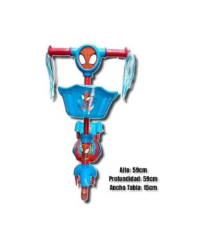 MONOPATIN SPIDEY AMAZING FRIENDS CON LUZ Y SONIDO COD 12011 - Imagen 3