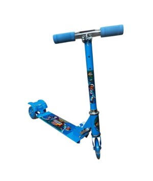 MONOPATIN PLEGABLE GO SPEED STREET CON LUCES COD 10119 AZUL - Imagen 2