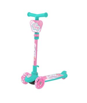 MONOPATIN PLEGABLE TINY UNICORNIO CON LUCES COD 12200 MOD B