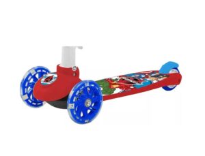 MONOPATIN PLEGABLE AVENGERS CON LUCES COD 12216 AZUL - Imagen 3