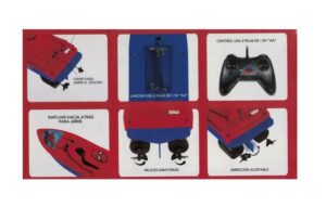 SPIDERMAN LANCHA RADIO CONTROL MAXIMA DIVERSION COD 55072 - Imagen 4