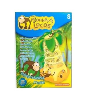 JUEGO DE MESA HAPPY MONKEYS LOCOS HABILIDAD Y ACCION COD 53033