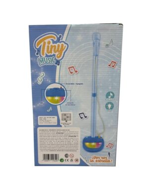 TINY MUSIC MICROFONO DE PIE CON LUZ Y SONIDO COD 55966 - Imagen 3