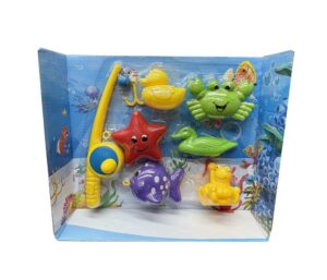 JUEGO SET DE PESCA CANA CON 6 ANIMALITOS HAPPY FISH COD 55882 - Imagen 2