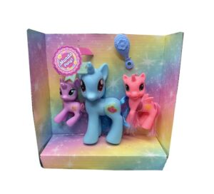 TINY PONY MUNDO MAGICO X 3 PARA PEINAR COD 54358 CELESTE - Imagen 2