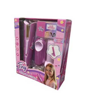 TINY SET PLANCHITA DE PELO CON LUCES CREA A TU ESTILO COD 55676 - Imagen 2