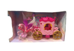 TINY UNICORNIO CON CARRUAJE AVENTURAS MAGICAS COD 55834 ROSA - Imagen 3