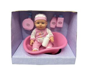 BEBOTE TINY BABY HORA DE BAÑARSE CON ACCESORIOS COD 53730 FLOPI - Imagen 2