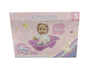 BEBOTE TINY BABY HORA DE BAÑARSE CON ACCESORIOS COD 53730 FLOPI - Imagen 3