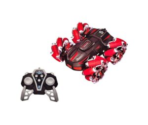 AUTO RADIO CONTROL STUNT GIRO 360 CARGA USB COD 55619 ROJO - Imagen 2
