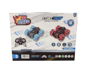 AUTO RADIO CONTROL STUNT GIRO 360 CARGA USB COD 55619 ROJO - Imagen 4