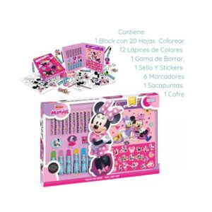 SET VALIJA DE ARTE DISNEY MINNIE COD 07675 - Imagen 4