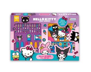 SET VALIJA DE ARTE HELLO KITTY AND FRIENDS COD 09842
