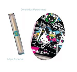 SCRATCH WOW CON LAPIZ RASPA Y COLOREA COD 00535 HELLO KITTY - Imagen 3