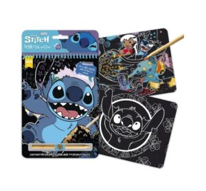 SCRATCH WOW CON LAPIZ RASPA Y COLOREA COD 00535 STITCH - Imagen 2