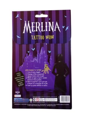 TATTOO WOW MERLINA BRILLAN EN LA OSCURIDAD COD 00536 - Imagen 3