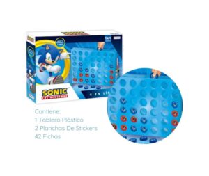 JUEGO DE MESA SONIC THE HEDGEHOS 4 EN LINEA COD 01236 - Imagen 2