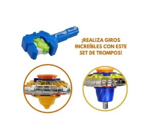 TROMPO INFINITY NADO SET X 2 CON LANZADOR  COD 624500  ASPIS - Imagen 2