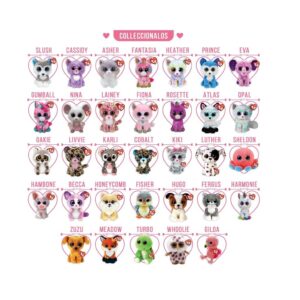 PELUCHE BEANIE BOOS TY 15 CM CON GLITTER COD 5000E - Imagen 4