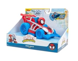 SPIDEY AMAZING FRIENDS VEHICULO PULL BACK C/ FIGURA COD SNF0014 SPIDEY