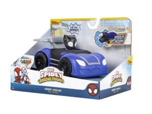 SPIDEY AMAZING FRIENDS VEHICULO PULL BACK C/ FIGURA COD SNF0014 PANTERA
