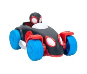 SPIDEY AMAZING FRIENDS VEHICULO PULL BACK C/ FIGURA COD SNF0014 MORALES - Imagen 2