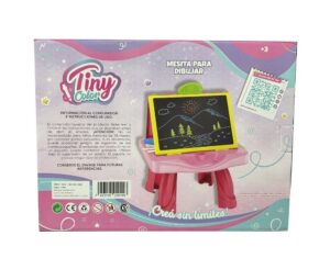 TINY COLOR MESITA CON PIZARRA PARA DIBUJAR COD 55592 - Imagen 3