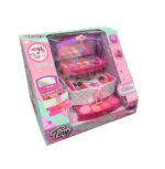 TINY SET VALIJA DE MAQUILLAJE CON GLITTER COD 3362