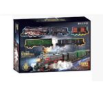 JUEGO SET PISTA CON TREN DE CARGA LUZ SONIDO CON HUMO COD 602B