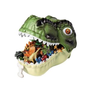 DINO STATE CABEZA DINOSAURIO CONTENEDOR CON 18 ACC COD DS019 - Imagen 2