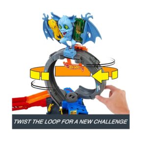 PISTA HOT WHEELS ATAQUE DE MURCIELAGO COD HTN78 - Imagen 4