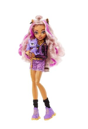 MUÑECA MONSTER HIGH CLAWDEEN WOLF CON ACCESORIOS COD HHK52 - Imagen 3