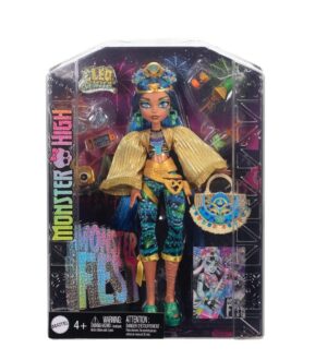 MUÑECA MONSTER HIGH CLEO DENILE CON ACCESORIOS COD HXH81