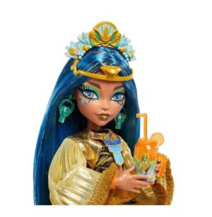 MUÑECA MONSTER HIGH CLEO DENILE CON ACCESORIOS COD HXH81 - Imagen 4