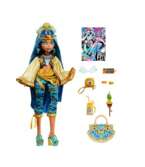 MUÑECA MONSTER HIGH CLEO DENILE CON ACCESORIOS COD HXH81 - Imagen 3