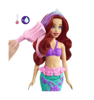 MUÑECA DISNEY PRINCESA ARIEL COLOR SPLASH COD HLW00 - Imagen 4