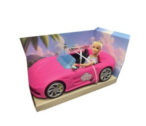 MUÑECA FASHION TINY Y SU AUTO DEPORTIVO COD 55870 - Imagen 2