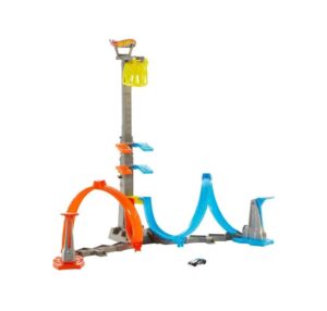 PISTA HOT WHEELS LETS DESAFIO DE ALTURA STUTN TRACKS COD GRW39 - Imagen 2
