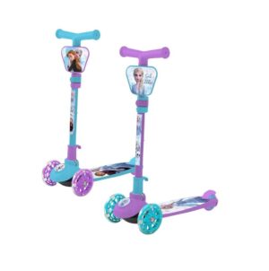 MONOPATIN PLEGABLE FROZEN CON LUCES COD 12106 VIOLETA - Imagen 3