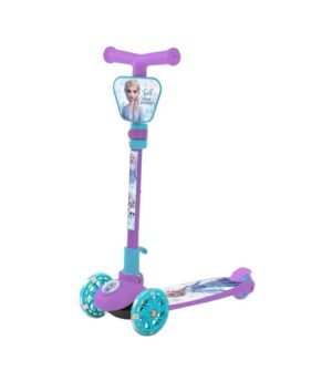 MONOPATIN PLEGABLE FROZEN CON LUCES COD 12106 VIOLETA