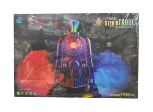 JUEGO VALIJA PISTA CON TREN DE CARGA LUZ SONIDO CON HUMO COD 620B