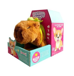 PELUCHE CAPIBARA CON MOCHILA SONIDO Y MOVIMIENTO COD CAP001 - Imagen 2