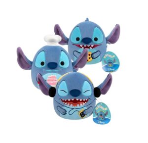 PELUCHE SQUISHMALLOWS DISNEY STITCH 16 CM COD 01127 AURICULARES - Imagen 4