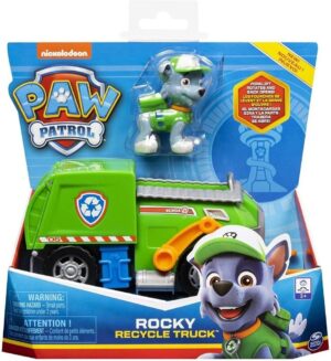 PAW PATROL VEHICULO CON FIGURA BASICA VR7 16775 ROCKY