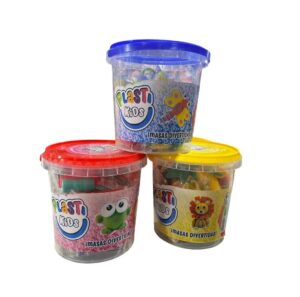 MASA PLASTI KIDS BALDE X 24 COLORES SURTIDOS COD 42161 T ROJA - Imagen 2